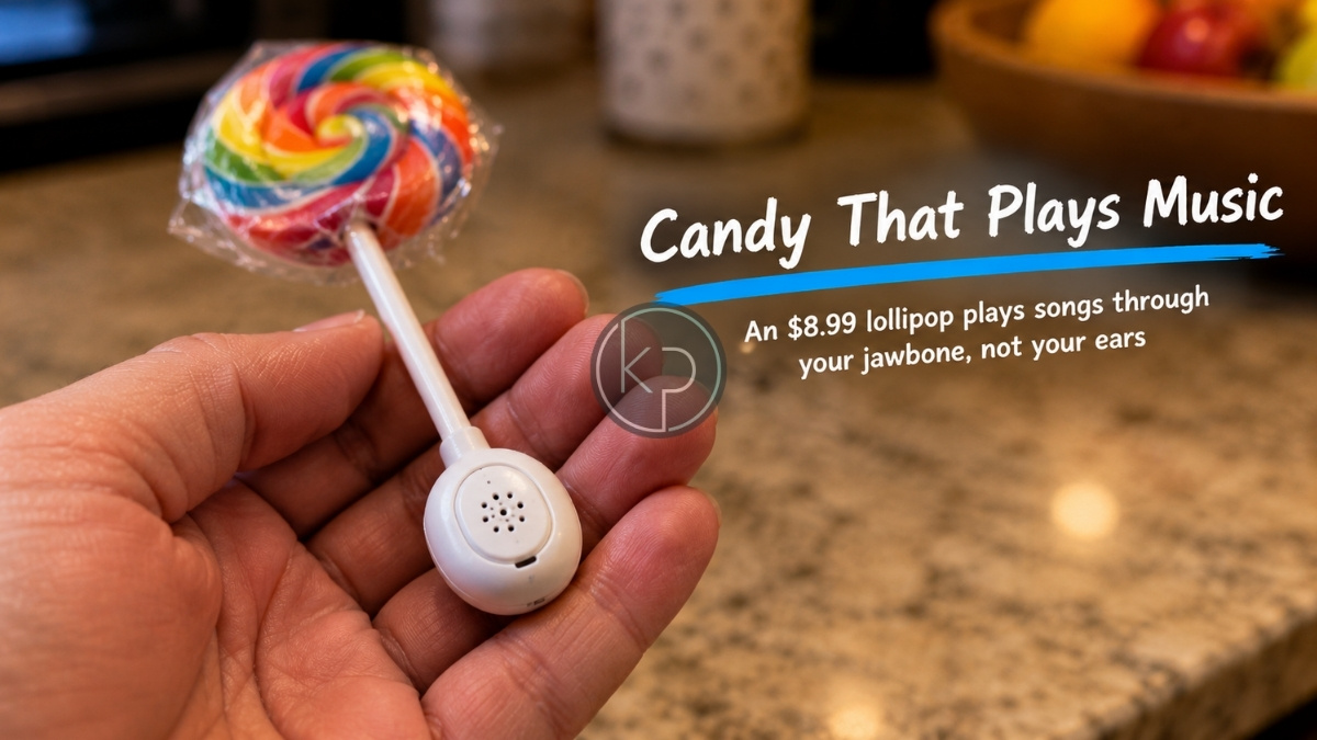 Does the Musical Lollipop From CES 2026 Really Play Songs Through Your Jaw?