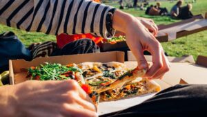 pizza in the park