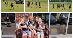 Soccer day with the babies
