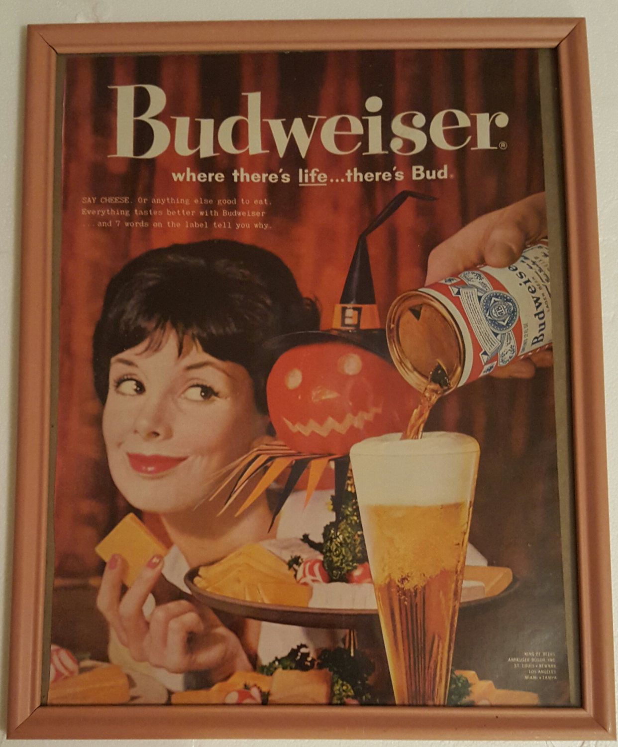 Budweiser vintage Halloween ad