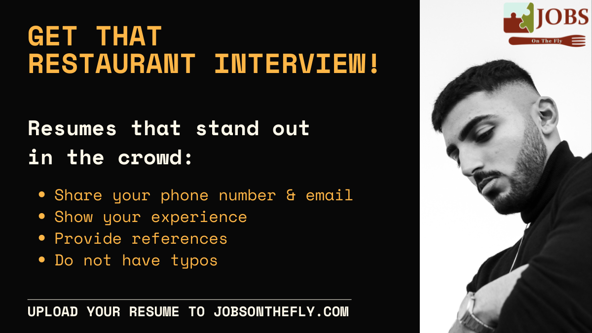 Get that restaurant interview! Keith Parnell