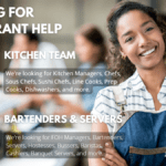 We are looking for restaurant help