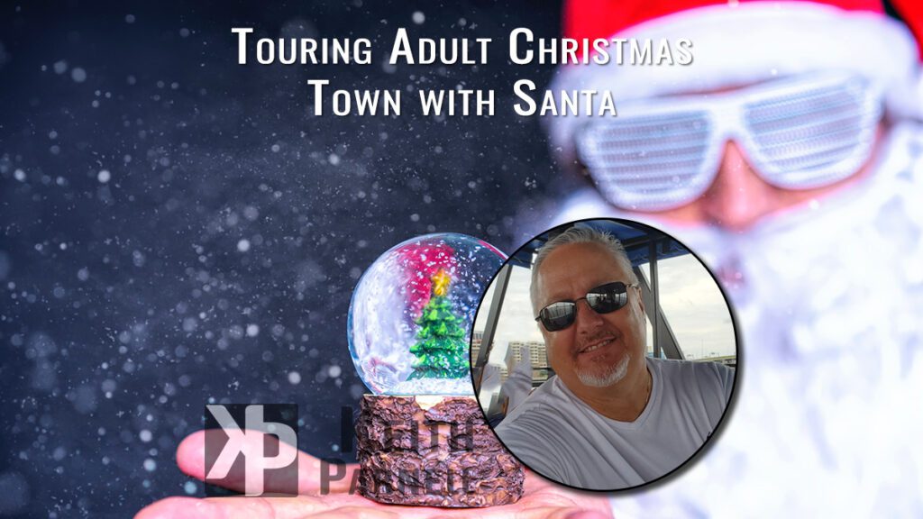 Touring Adult Christmas-town with Santa