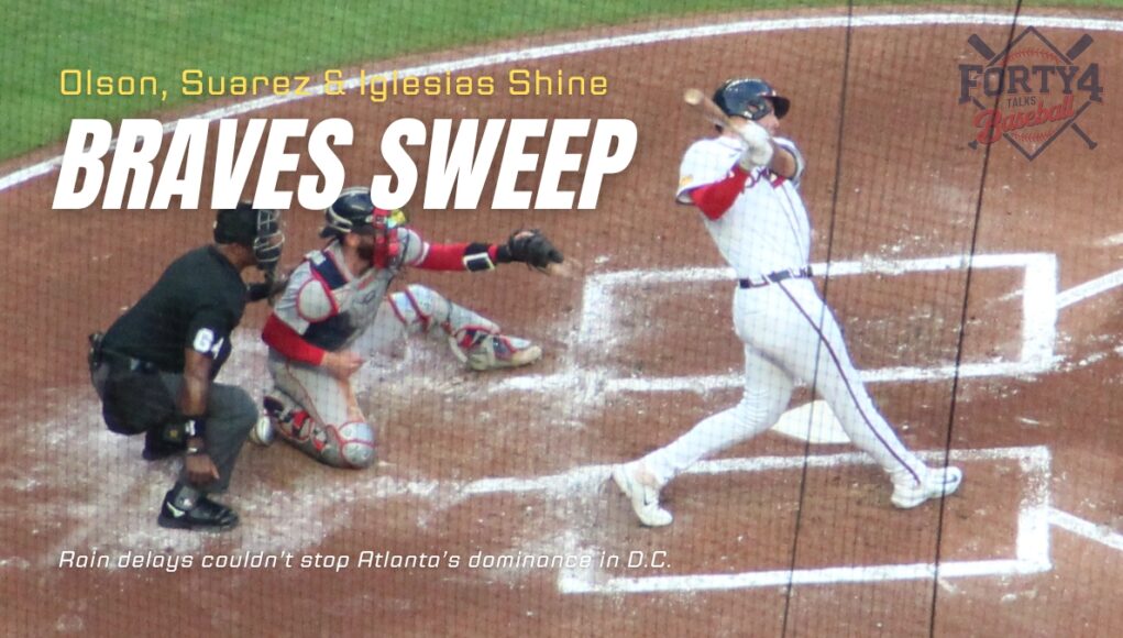 Braves Sweep Nats: Olson's Streak Ends, but Bats Deliver